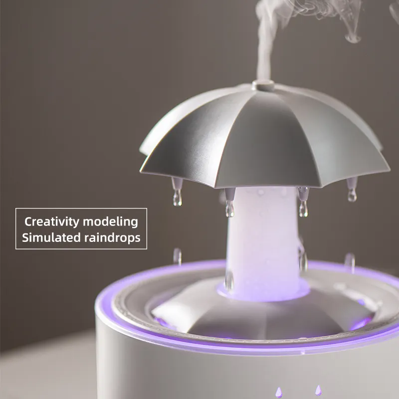 Rotating Umbrella Aroma Diffuser with LED Night Light